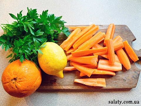 морква гриль з апельсиновим соусом